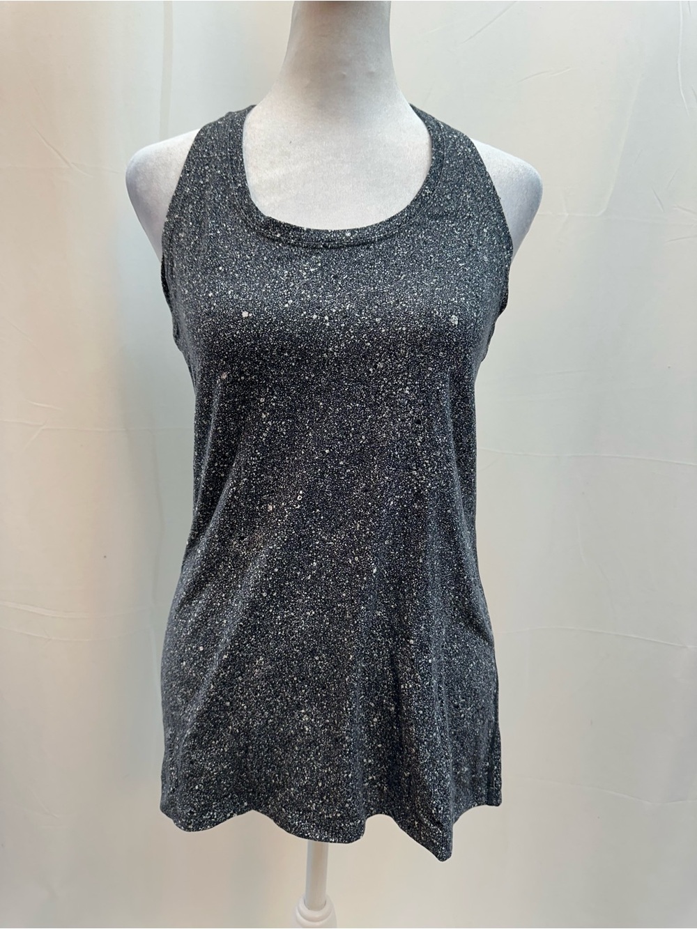 lululemon athletica Black Speckle Racerback Tank
